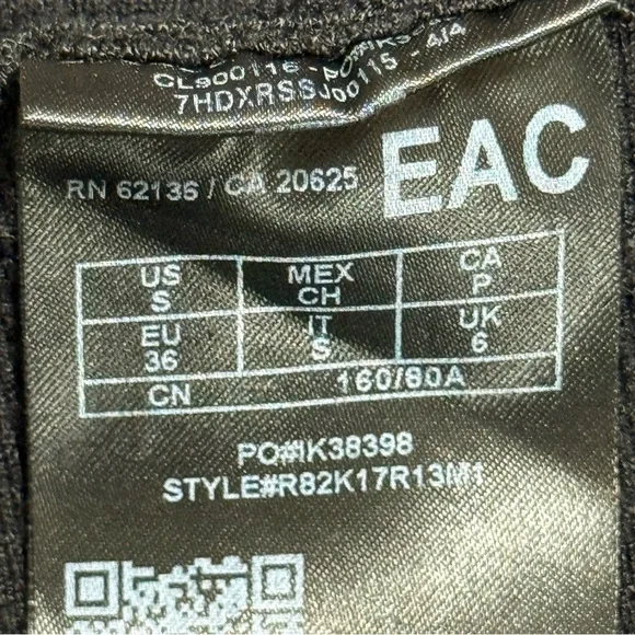 Guess Slimming Black Ribbed Mini Dress Strapless - Picture 8 of 10